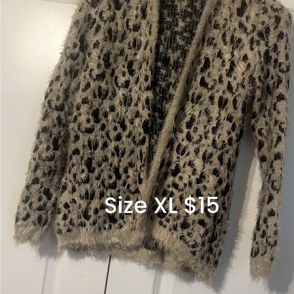 XOXO Cream and Black Teddy Jacket Cozy Plush Style